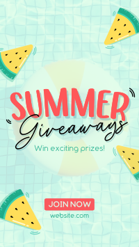 Refreshing Summer Giveaways Instagram Reel