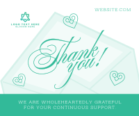 Elegant Thank You Facebook Post Design