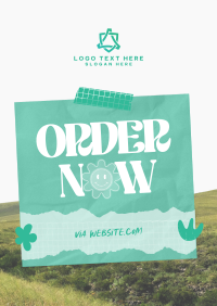 Order Now Minimalist Flyer