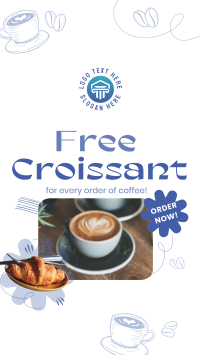 Croissant Coffee Promo Instagram Reel