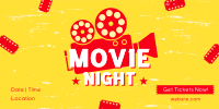 Movie Night Tickets Twitter Post