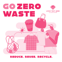 Practice Zero Waste Instagram Post