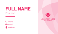 Abstract Curves Business Card Design