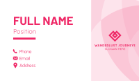 Abstract Curves Business Card Design