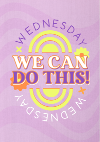 Hippie Wednesday Affirmation Flyer