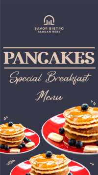 Pancakes For Breakfast Facebook Story Image Preview