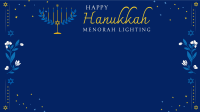 Hanukkah Lily Zoom Background