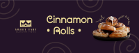 Quirky Cinnamon Rolls Facebook Cover Image Preview