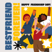 Embracing Friendship Day Instagram Post Design