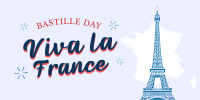 Celebrate Bastille Day Twitter Post