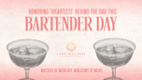 Bartender Day Greeting Animation
