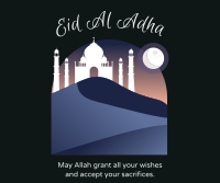 Eid Desert Mosque Facebook Post