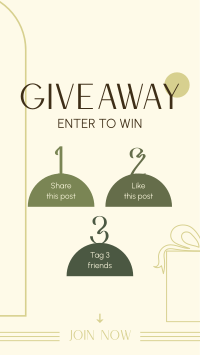 Simple Giveaway Instructions Instagram Reel