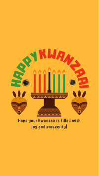 Kwanzaa Badge Instagram Story