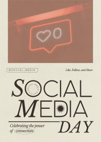 Modern Social Media Day Poster