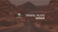 Roadtrip YouTube Banner Design