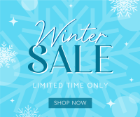 Winter Shopping  Sale Facebook Post