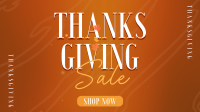 Thanksgiving Autumn Shop Sale Facebook Event Cover