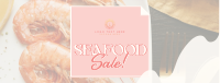 Minimal Shrimp Seafood Facebook Cover