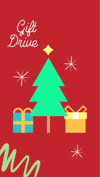 Christmas Gift Drive Facebook Story