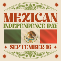 Rustic Mexican Independence Day Instagram Post