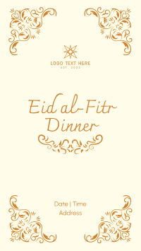 Fancy Eid Dinner Facebook Story