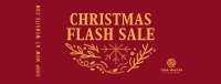 Christmas Flash Sale Facebook Cover Image Preview