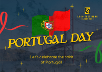 Portugal Day Greeting Postcard