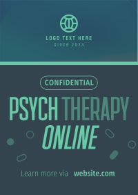 Psych Online Therapy Poster