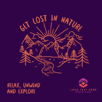 Lost In Nature Instagram Post