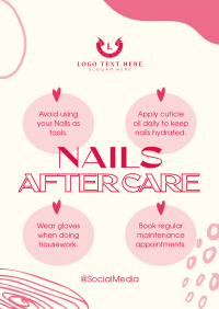 Nails Aftercare Tips Poster