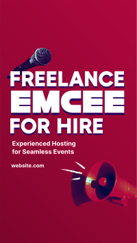 Freelance Emcee Hiring Instagram Reel Design