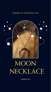 Moon Necklace Facebook Story