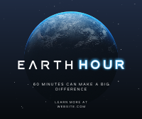 60 Minutes Earth Facebook Post