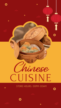 Chinese Cuisine Facebook Story