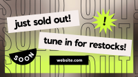 Modern Sold Out Animation