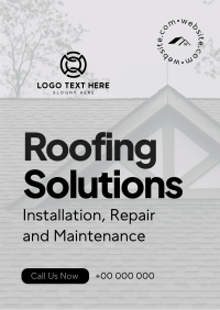 Roofing Solutions Poster