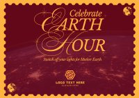 Earth Hour Postcard example 2