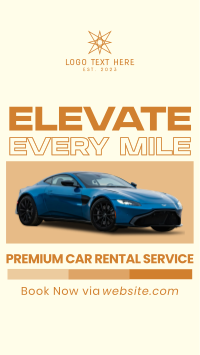 Premium Car Rental TikTok Video Image Preview
