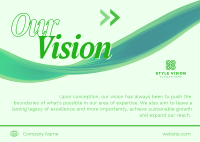 Corporate Business Vision Postcard Image Preview