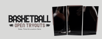 Basketball Ongoing Tryouts Facebook Cover