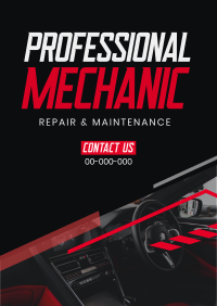 Automotive Professional Mechanic Flyer