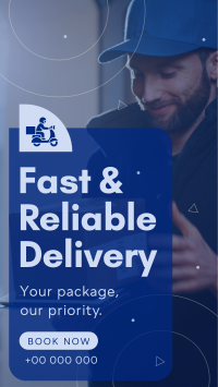 Reliable Courier Delivery Facebook Story