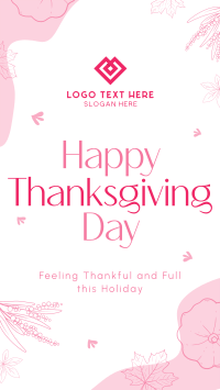 Minimalist Thanksgiving Instagram Reel