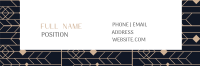 Triangle Deco Email Signature Design