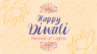 Lotus Diwali Greeting Facebook Event Cover