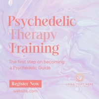 Psychedelic Therapy Training Linkedin Post