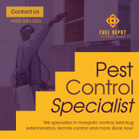 Minimal & Simple Pest Control Instagram Post Image Preview