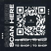 Minimalist Brutalist Themed QR Code Image Preview