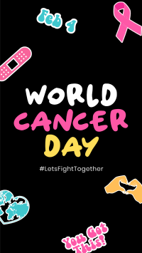 Cancer Day Stickers Instagram Story